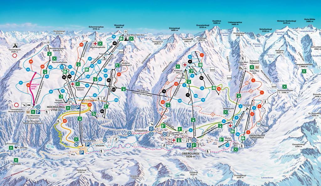 Skimap Obergurgl