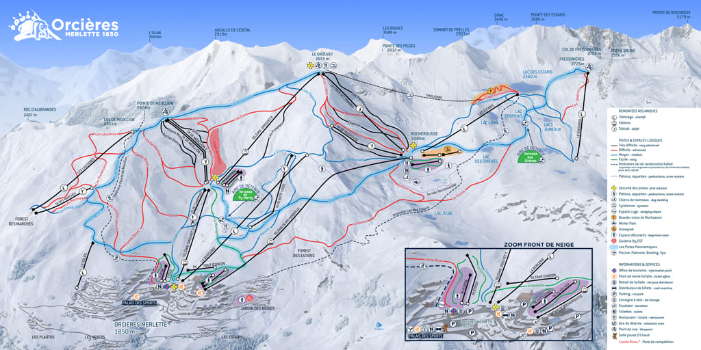 Skimap Orcieres Merlettes