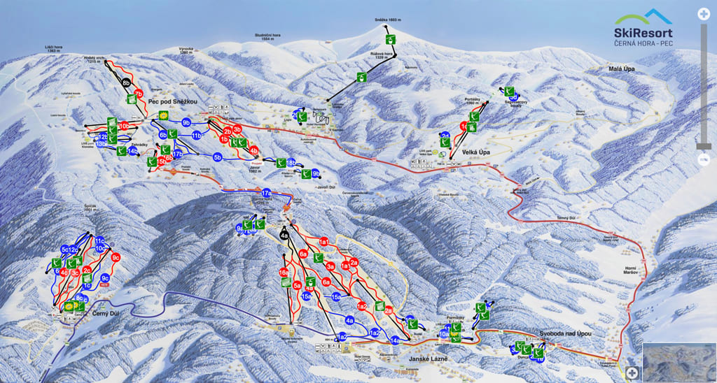 Skimap Pec pod Snezkou