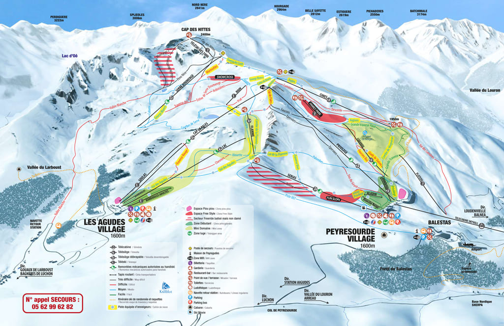 Skimap Peyragudes