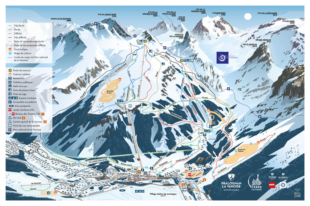 Skimap Pralognan La Vanoise