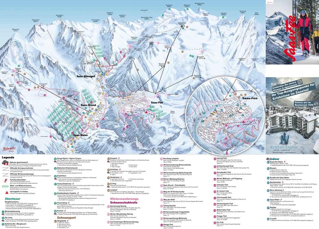 Skimap Saas-Fee