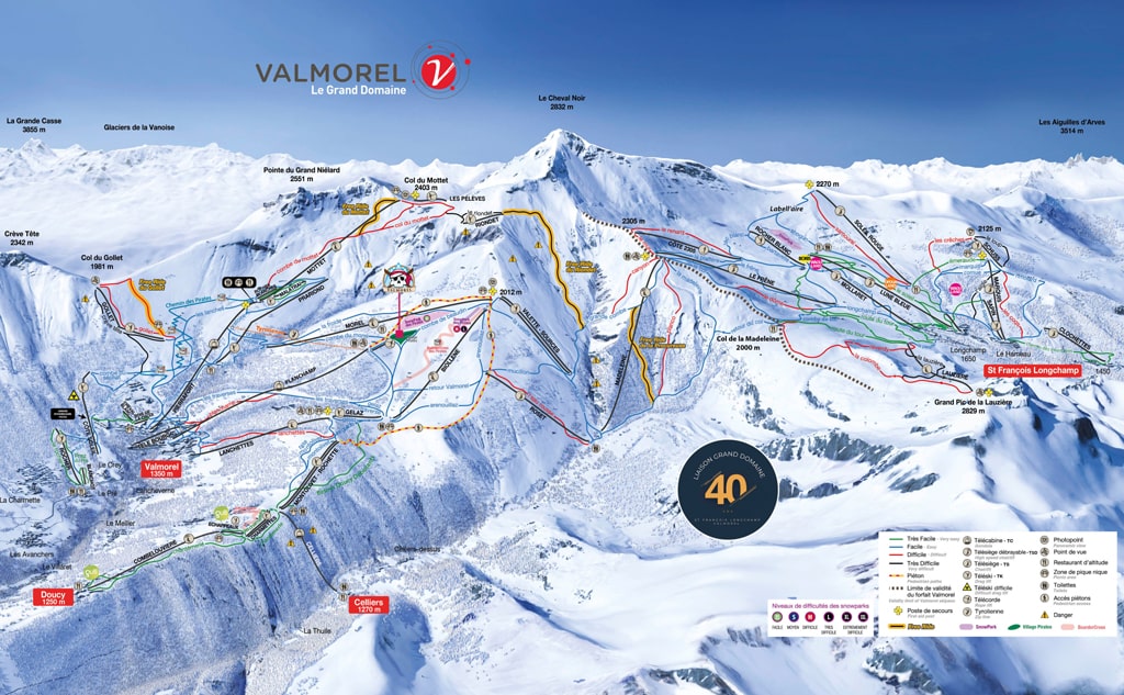 Skimap Saint Francois Longchamp