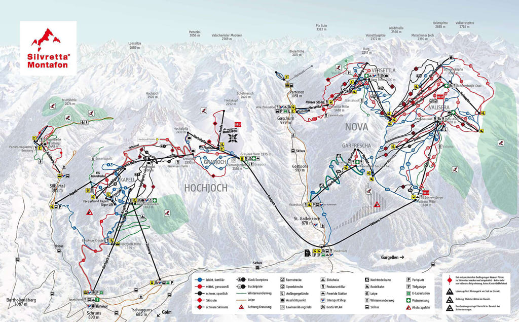 Skimap Silbertal