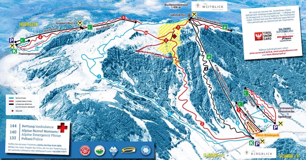 Skimap St. Jakob in Haus