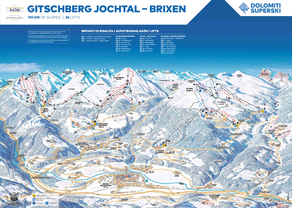 Skimap Vals-Mühlbach