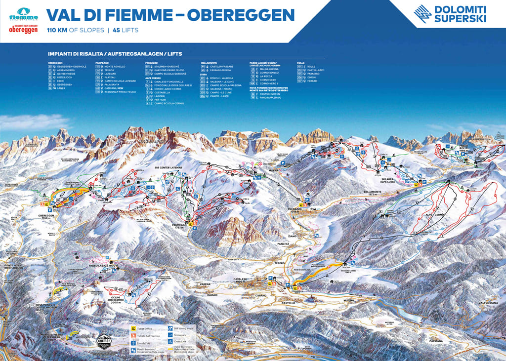 Skimap Varena - Passo Lavazè