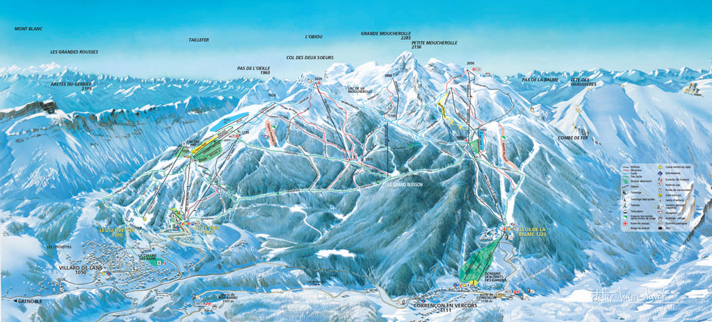 Skimap Villard de Lans