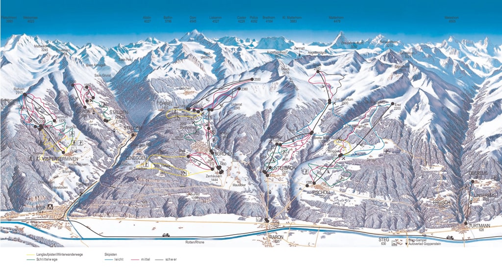 Skimap Visperterminen
