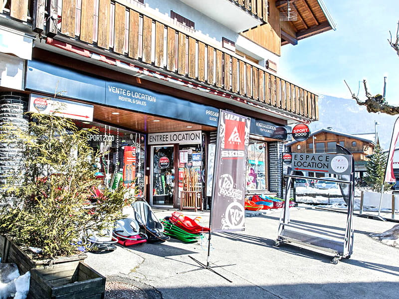 Verleihshop Passion Glisse in Place de la Gare, Samoëns