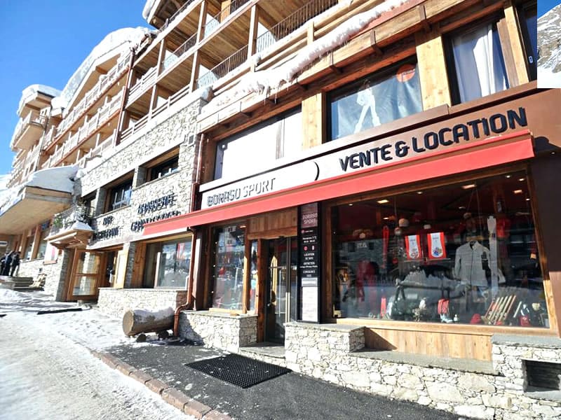 Verleihshop Boraso Sport in Place des Dolomites, Val d Isere