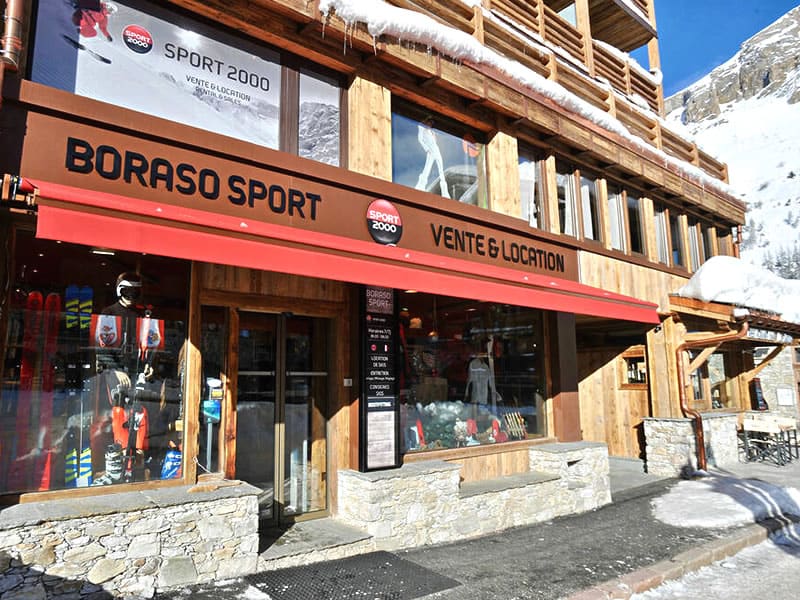 Verleihshop Boraso Sport in Place des Dolomites, Val d Isere