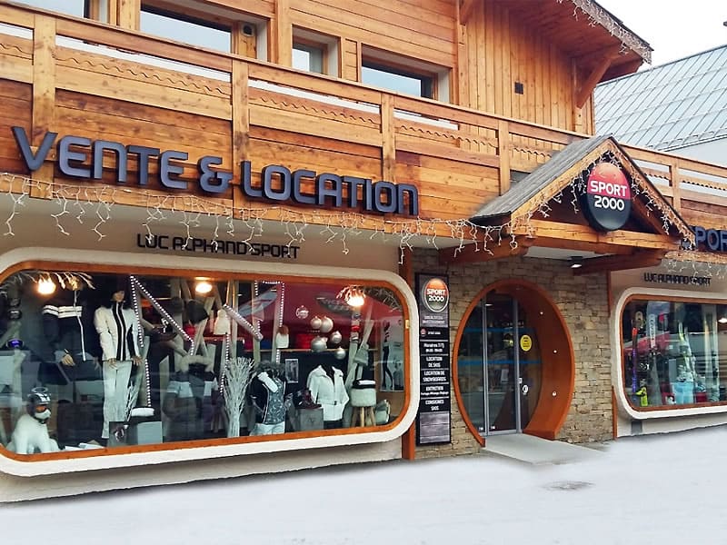 Verleihshop SPORT 2000 Altitude in Place du Téléphérique-CHANTEMERLE, Serre Chevalier Chantemerle