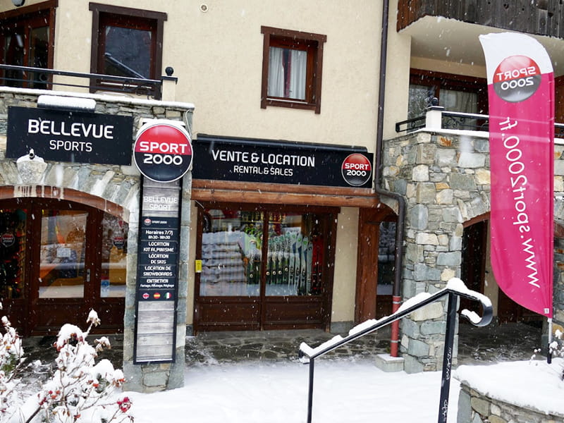 Verleihshop Bellevue Sports in Place du téléphérique de Bellevue, Les Houches