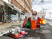 Verleihshop La Godille in Tignes Le Lac, Promenade de Tovière - Le Rosset
