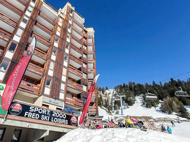 Verleihshop Plagne Ski Bellecôte in Résidence 3000, La Plagne - Bellecote