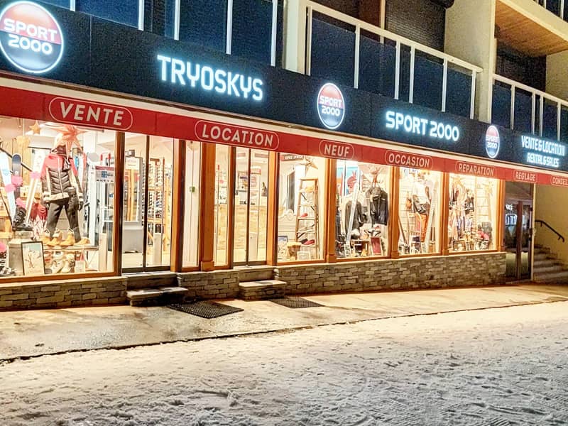 Verleihshop Les Tryoskys in Résidence L'Ouillon, La Toussuire