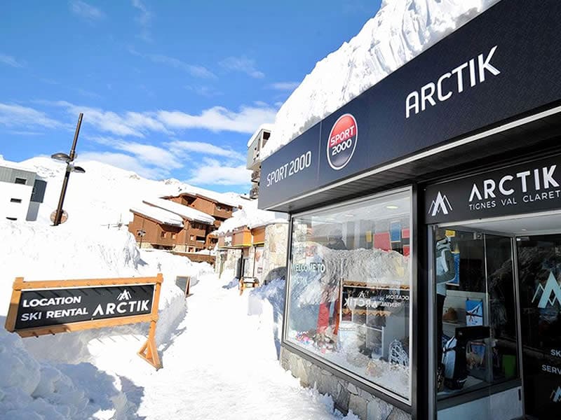 Verleihshop Arctik in Résidence Le Grand Tichot - Val Claret Centre, Tignes Val Claret