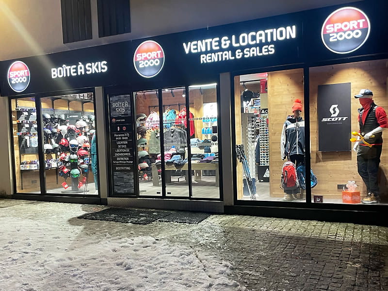 Verleihshop Boîte à Skis in Résidence Les Airelles, Oz en Oisans