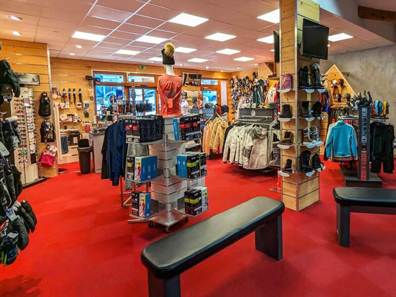 Verleihshop Ekosport-Rent Berard Skishop Peisey in Résidence Les Cordettes Plan Peisey, Peisey Vallandry