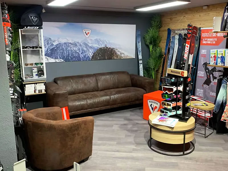 Verleihshop Sport 2000 Premium in Résidence les Pistes, Oz en Oisans