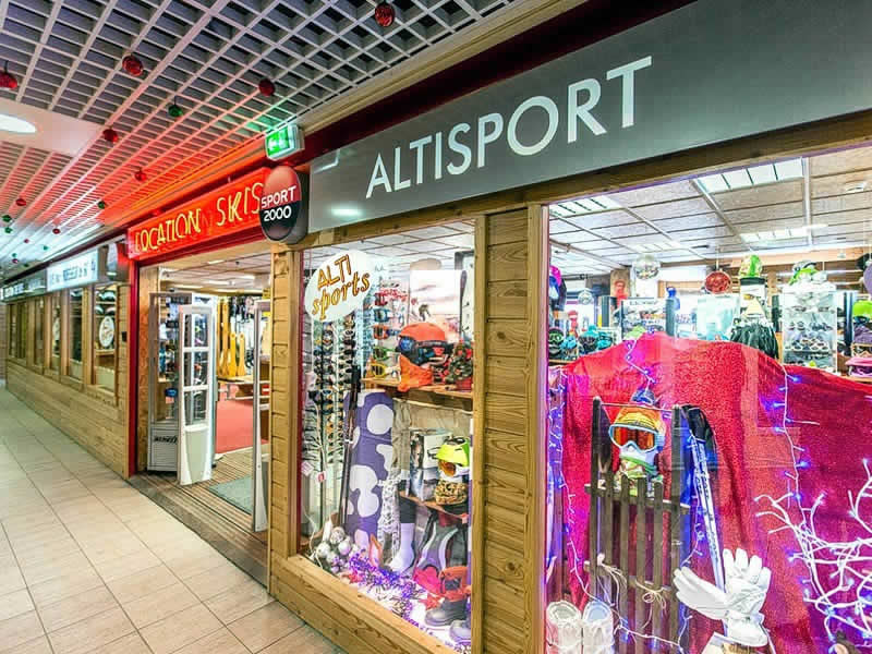 Verleihshop Alti Sport in Résidence Mongie Tourmalet, La Mongie