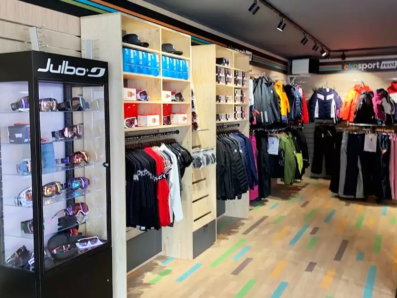 Verleihshop Ekosport-Rent Auriski in Résidence Odalys - Place des Orgières, Auris-en-Oisans