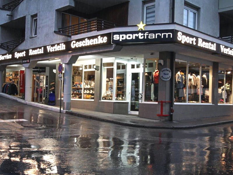 Verleihshop Sportfarm in Riehlstrasse 1, Fulpmes