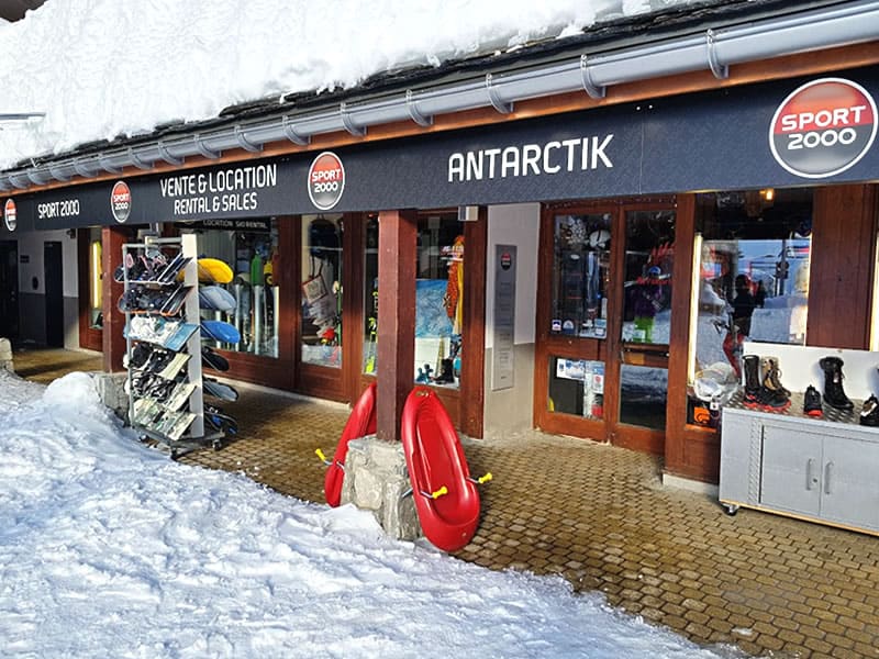 Verleihshop Antarctik in Rond Point Des Pistes, Tignes Val Claret