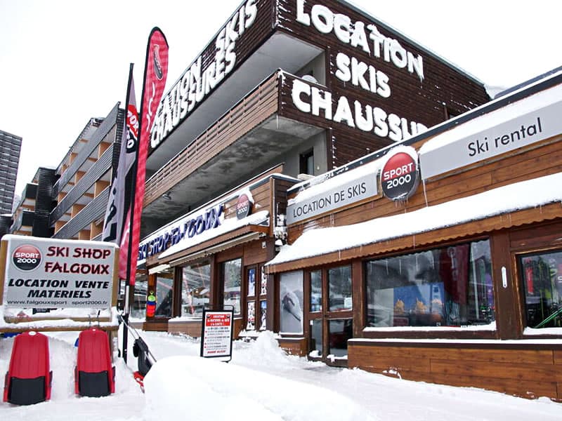 Verleihshop Ski Shop Falgoux in Rond Point Des Pistes, Super Besse