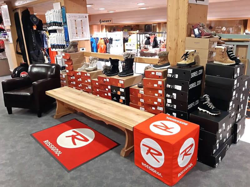 Verleihshop Antonin Sports in Route du télécabine - 89, Route de la Vallée du Bouchet, Le Grand Bornand