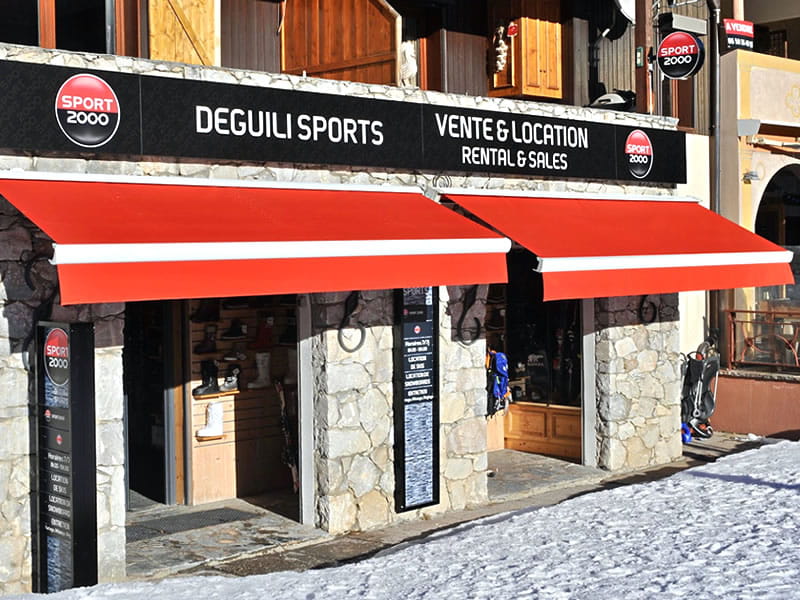 Verleihshop Deguili Sports in Rue du Bourg, Bourg Morel n°1, Valmorel