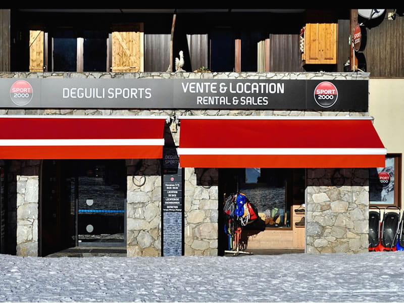 Verleihshop Deguili Sports in Rue du Bourg, Bourg Morel n°1, Valmorel