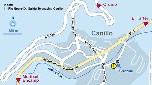 Lageplan Canillo