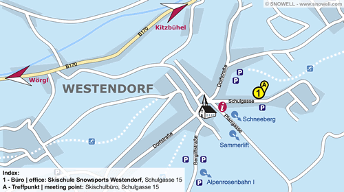 Lageplan Westendorf