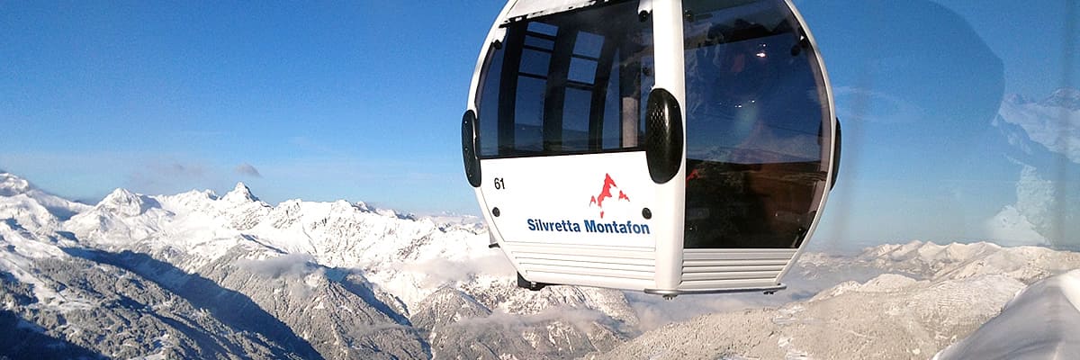 Skigebiet Silvretta Montafon Vorarlberg Österreichh