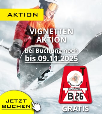 Gratis 10-Tages-Vignette für Österreich 👌 inklusive gratis Storno und Umbuchung für alle Buchungen im Winter 2025/2026 ❄️ Skiverleih online mit SNOWELL