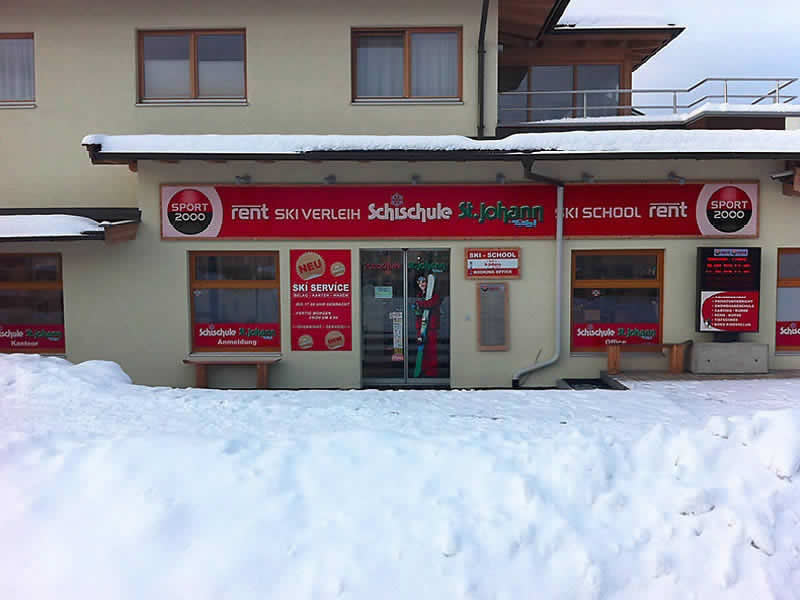 Verleihshop Skiverleih - Skischule St. Johann in Speckbacherstrasse 41a, St. Johann i. Tirol