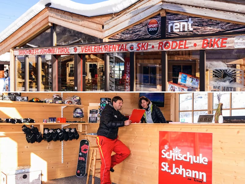 Verleihshop Montes Ski & Bike Sport in Speckbacherstrasse 75, St. Johann i. Tirol