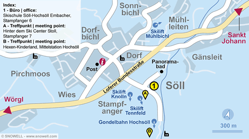 Lageplan Söll