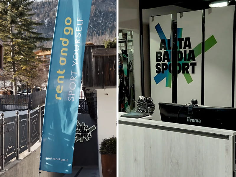 Verleihshop Alta Badia Sport - Shop & Rental in Streda Colz 56, Alta Badia-La Villa/Stern