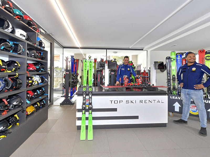 Verleihshop Top Ski Rental in Streda Meisules 104, Wolkenstein-Selva Gardena