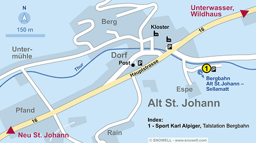 Lageplan Alt St. Johann