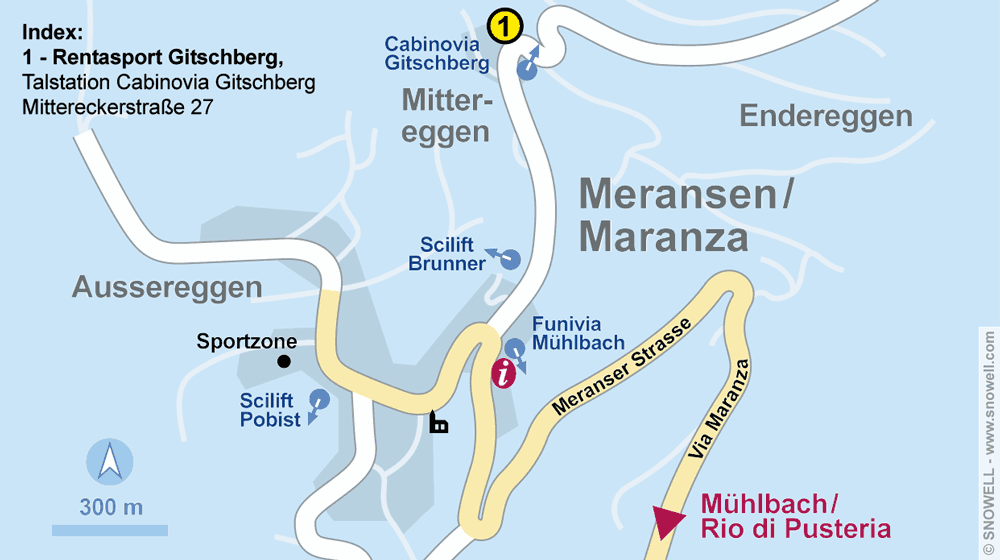 Skiverleih Meransen | SNOWELL