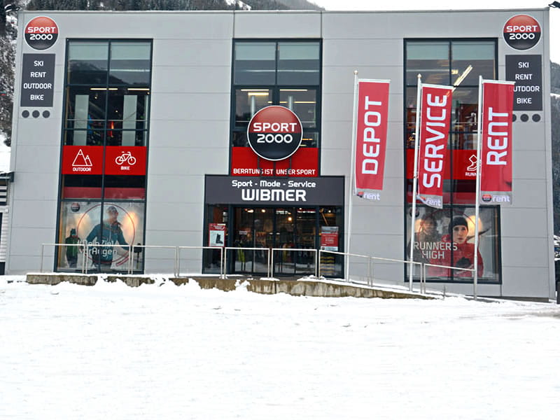 Verleihshop SPORT 2000 Wibmer in Talstation Goldriedbergbahnen, Matrei in Osttirol