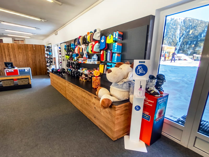 Verleihshop Sportservice Erwin Stricker Skihütte in Talstation Gondelbahn Pfannspitz, Brixen