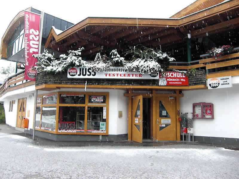 Verleihshop SPORT 2000 Juss in Talstation Gondelbahn (Schlöglberg 63), Mühlbach am Hochkönig