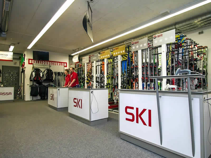 Verleihshop SPORT 2000 Check In in Talstation Gondelbahn Streuböden, Lindau 16b, Fieberbrunn