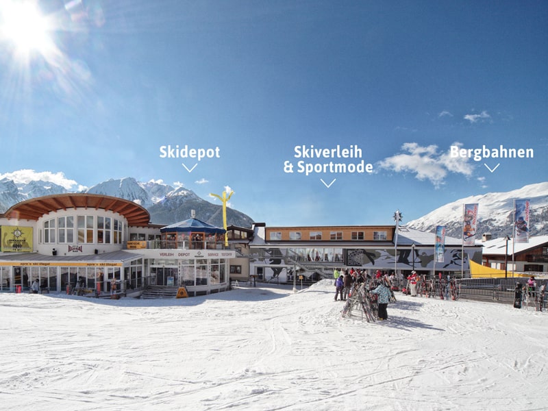 Verleihshop Sport Lentsch - Sport vor Ort in Talstation Hochzeigerbahn, Jerzens