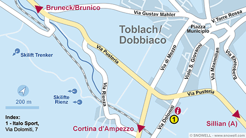 Lageplan Toblach